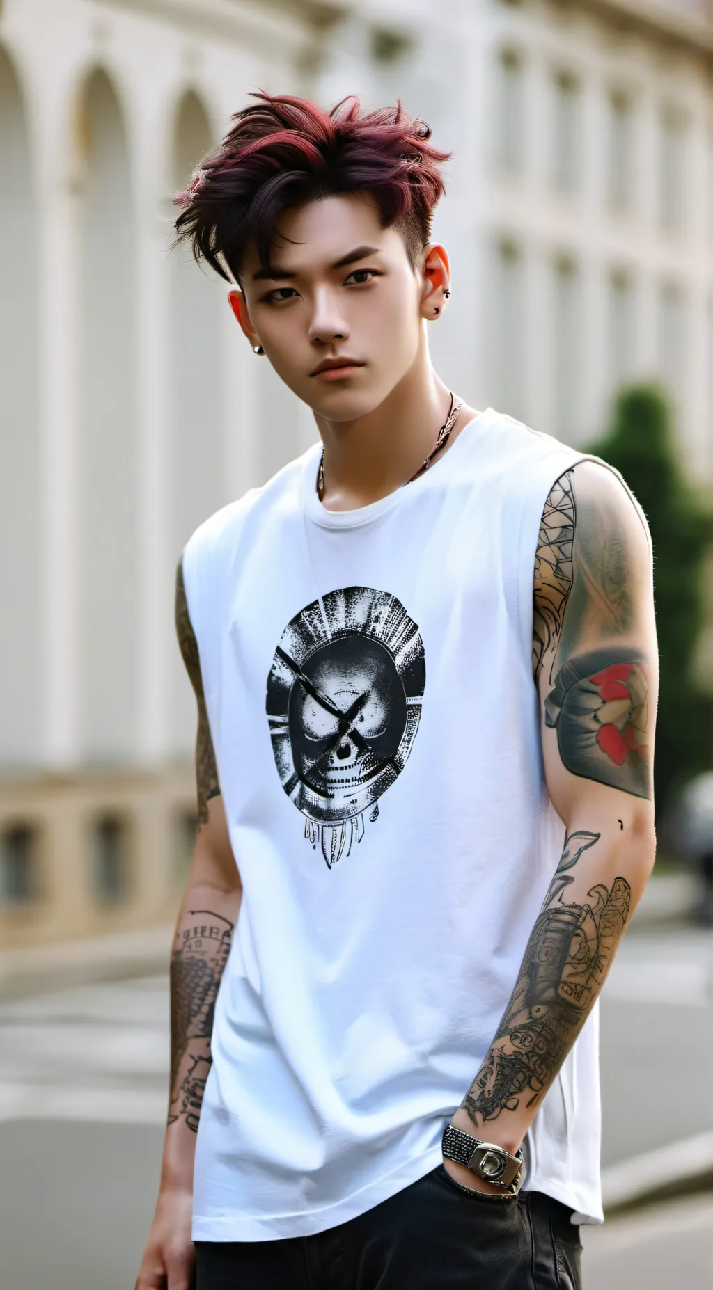 ai character: Nico  background