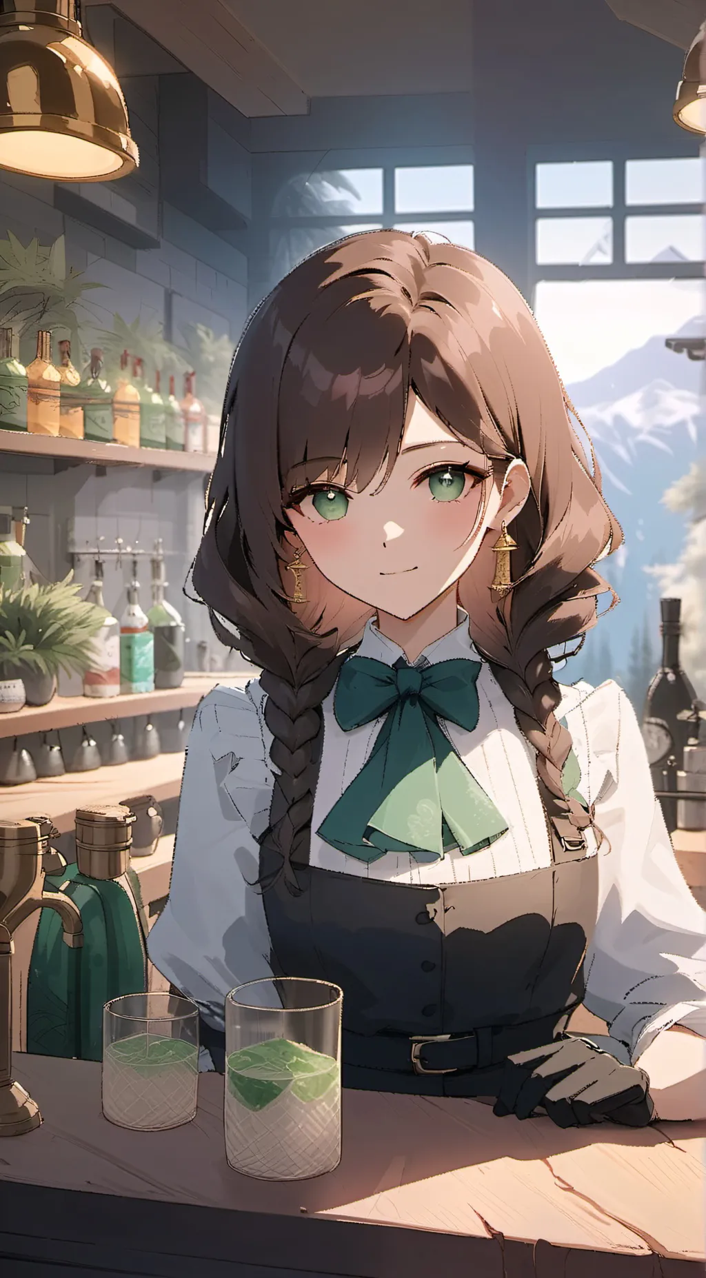 ai character: Dove background