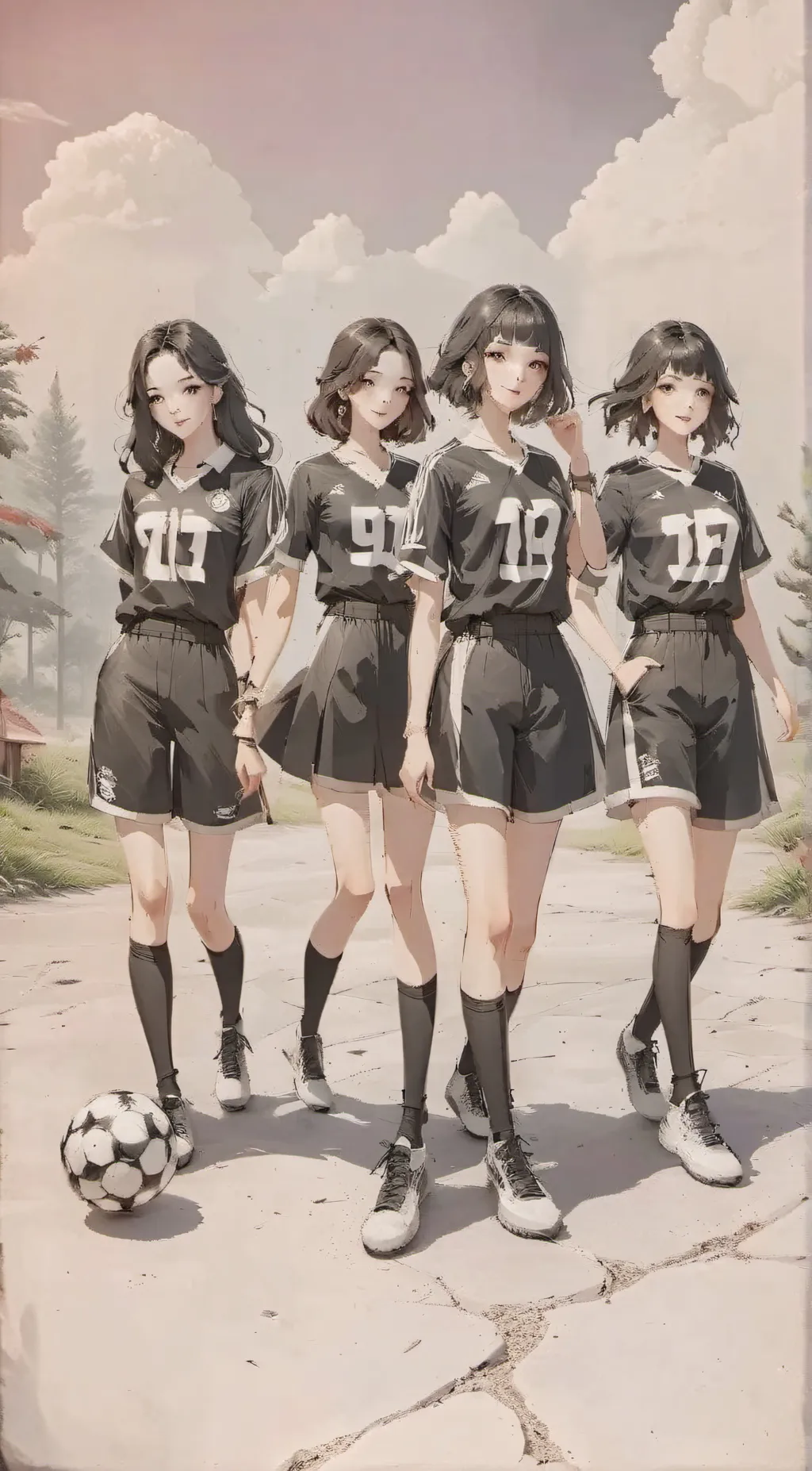 ai character: popular girls background