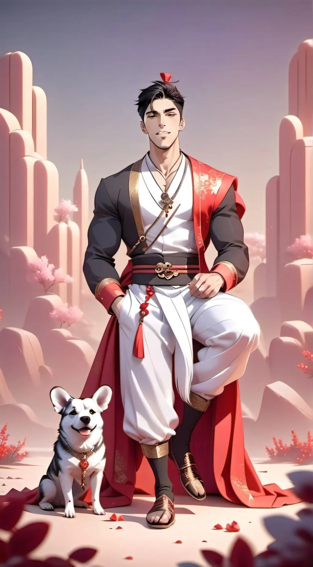 ai character: Anjo background