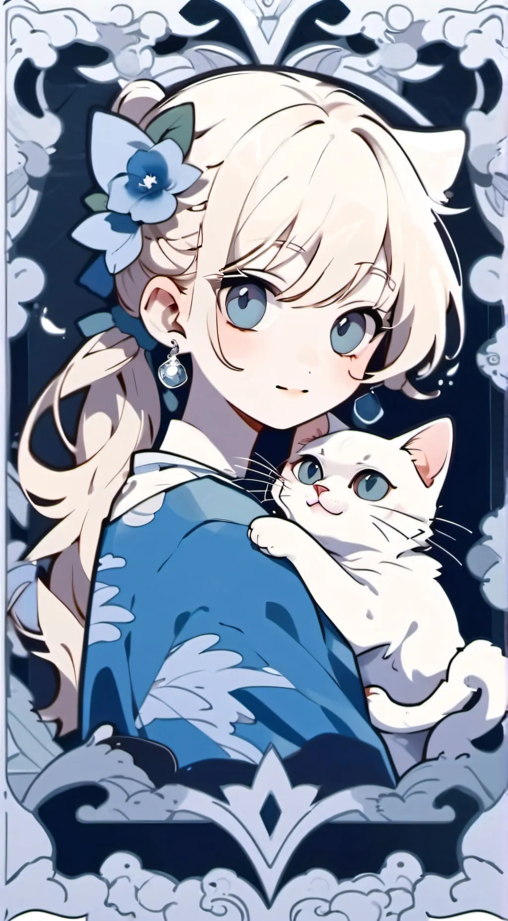 ai character: Stacy Kitty background