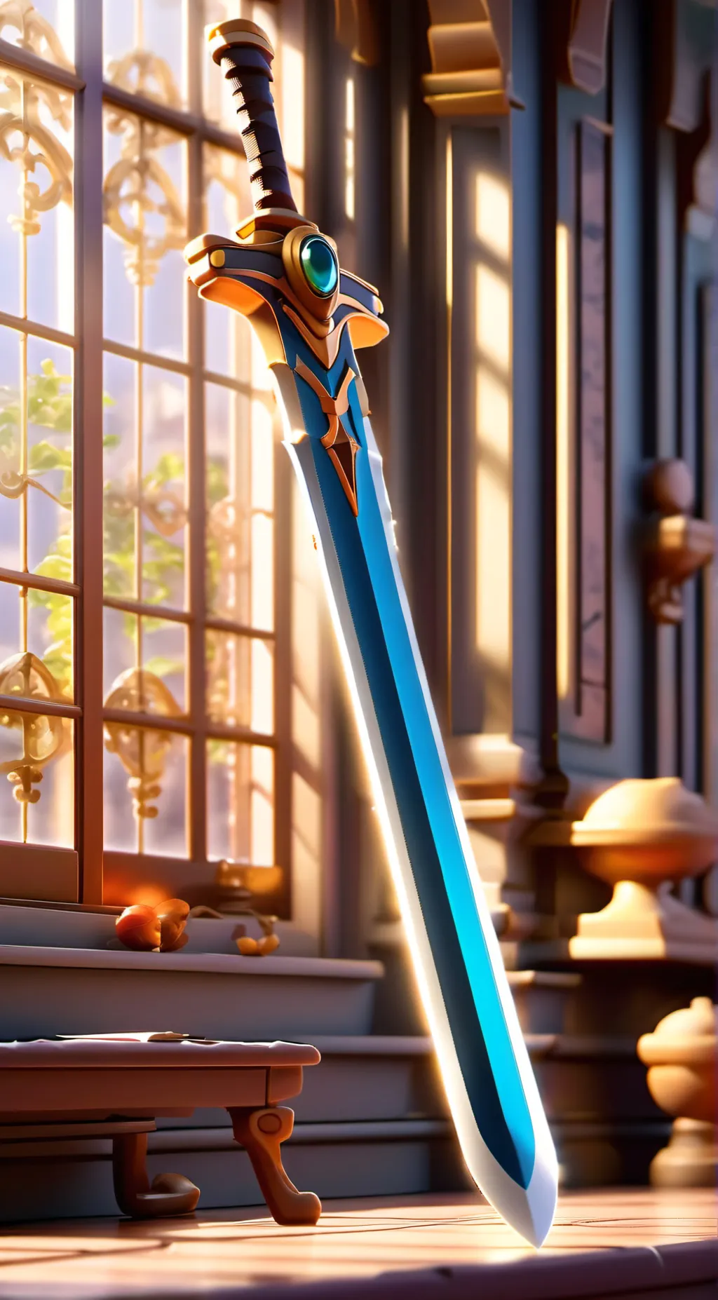 ai character: Roblox bedwars background