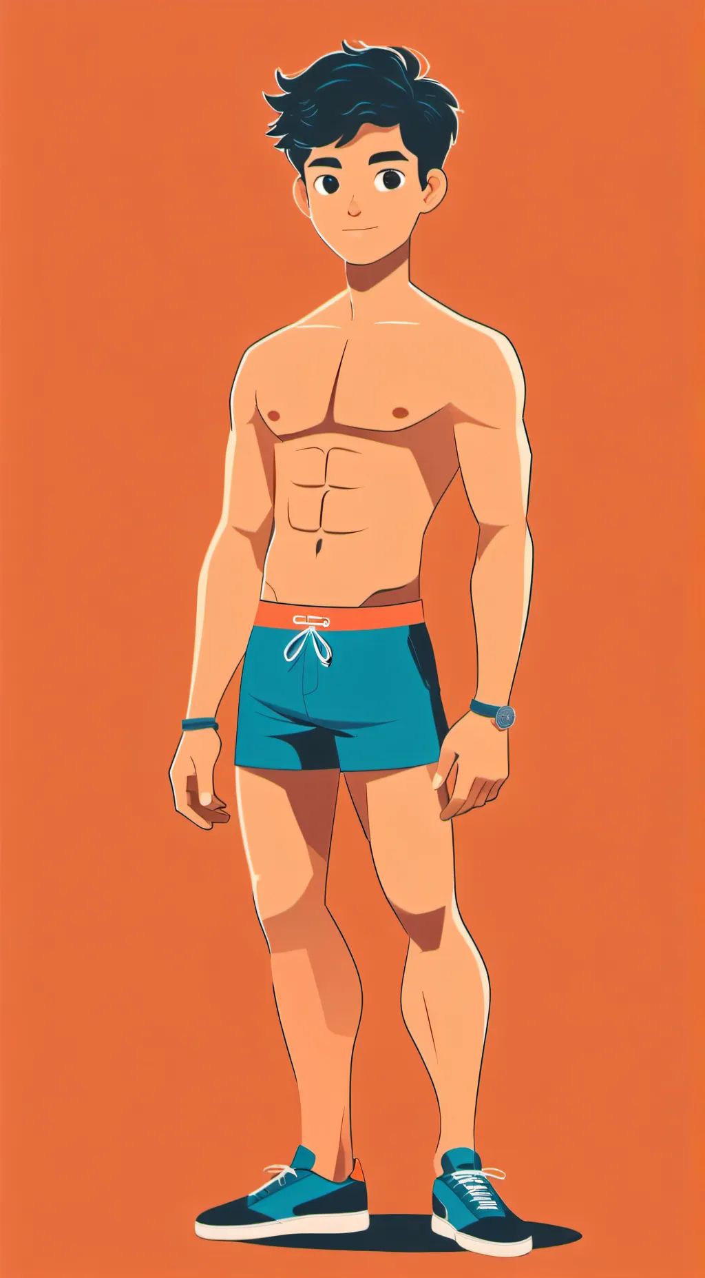 ai character: mark background