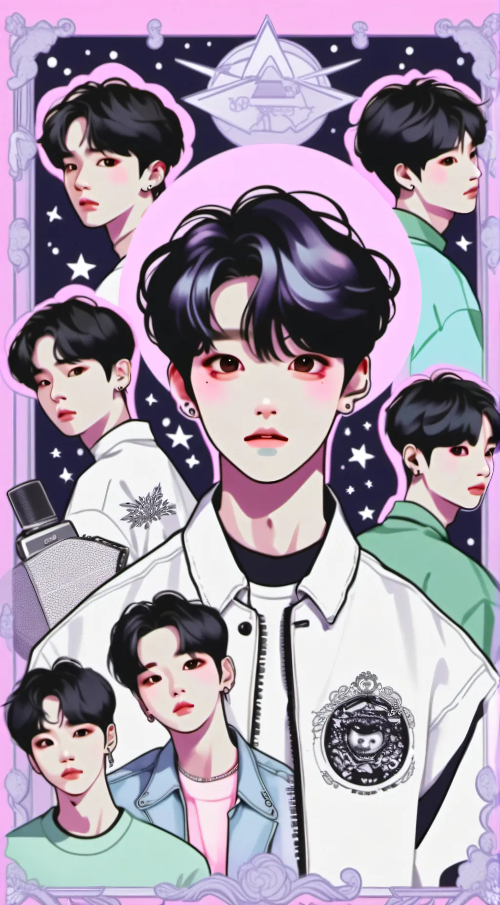 ai character: bts background