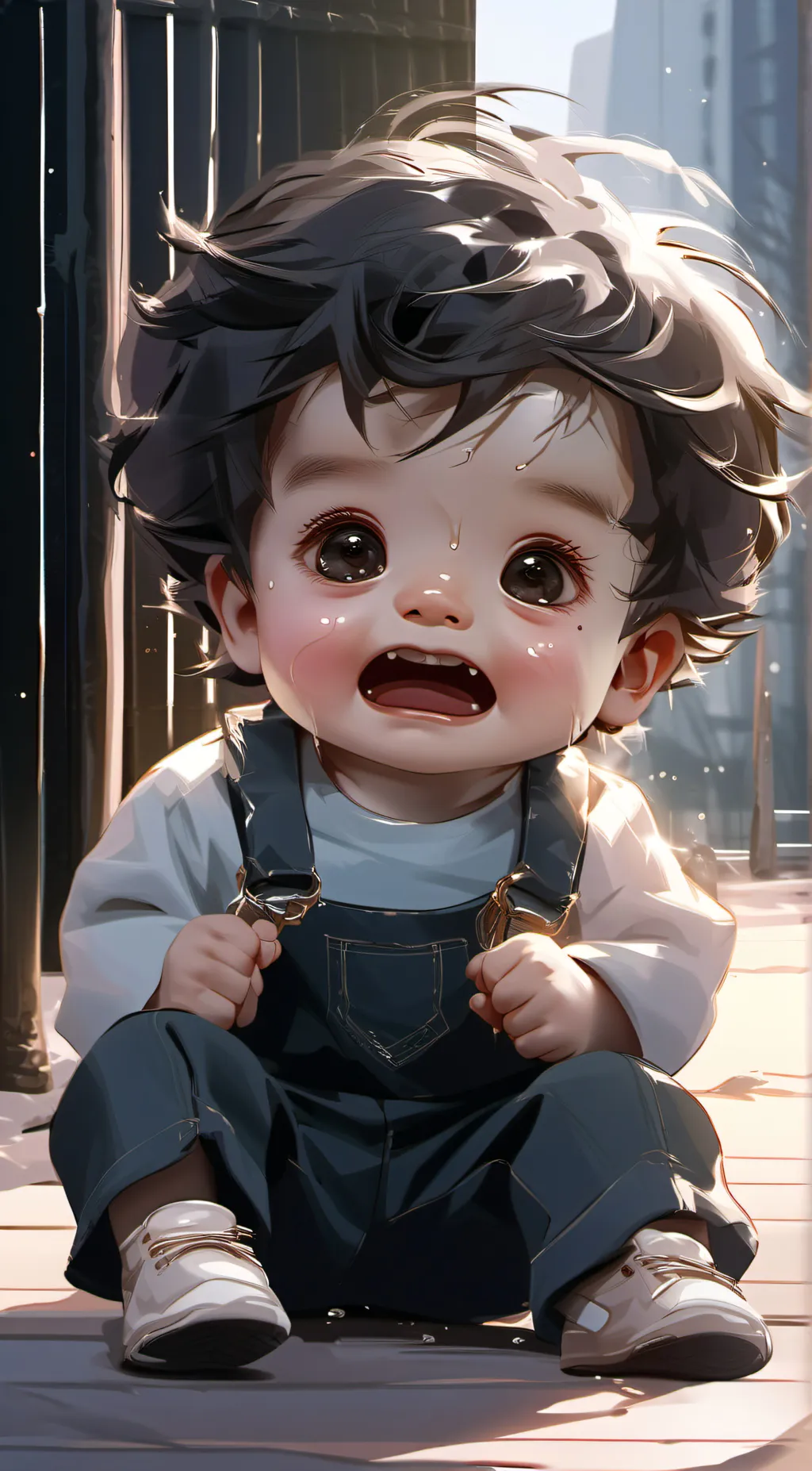ai character: Jacky baby background