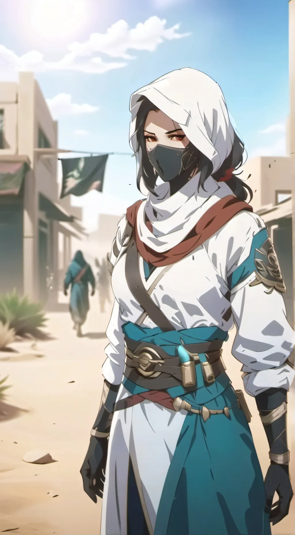 ai character: Crystal  background