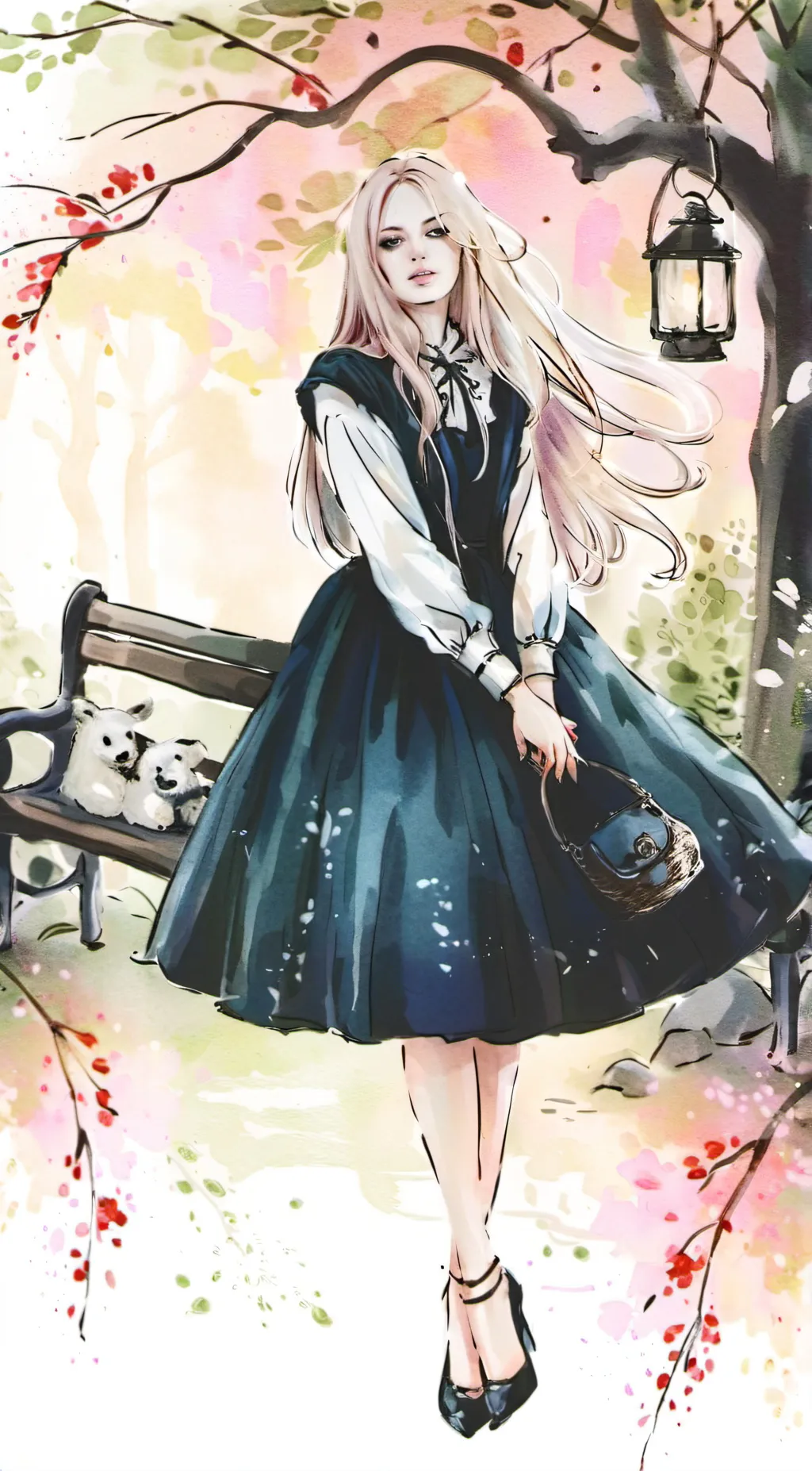 ai character: Luna background