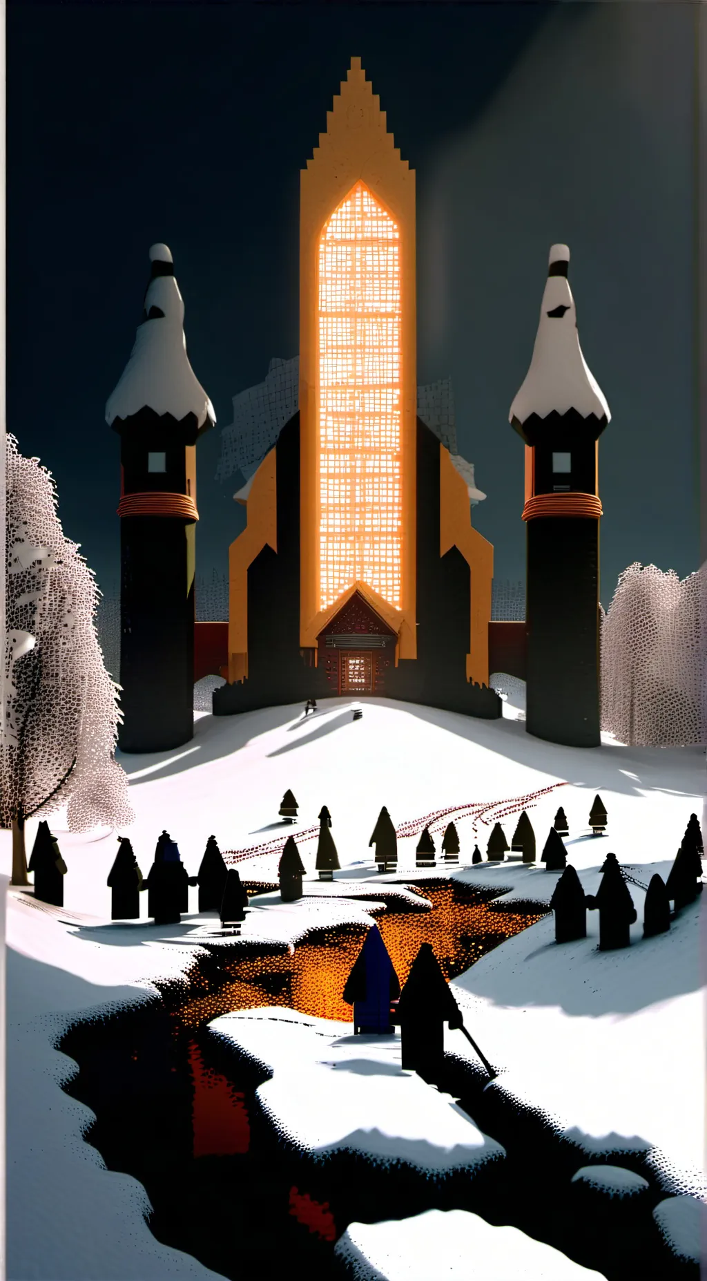 ai character: Wingsdings gaster background