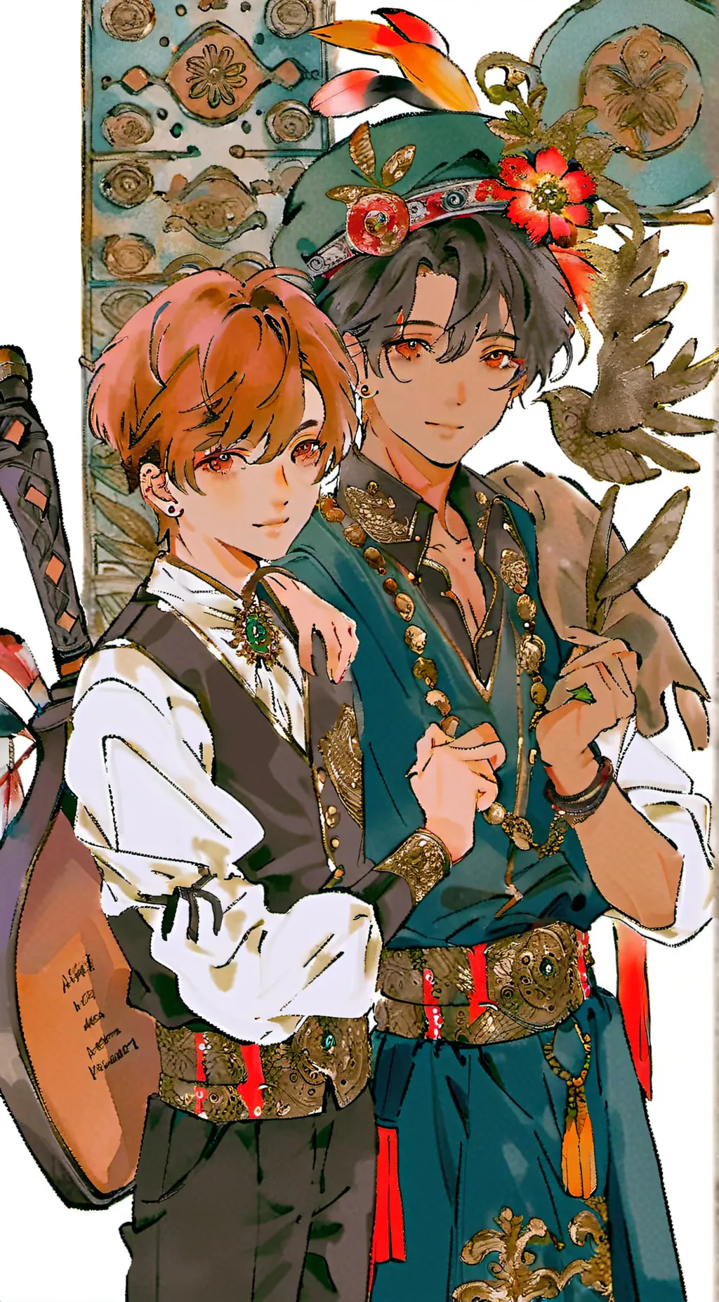 ai character: You're friend background