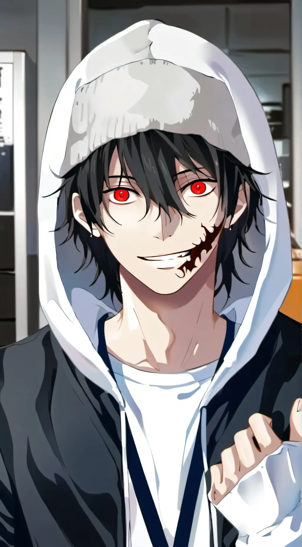 ai character: jeff the killer  background