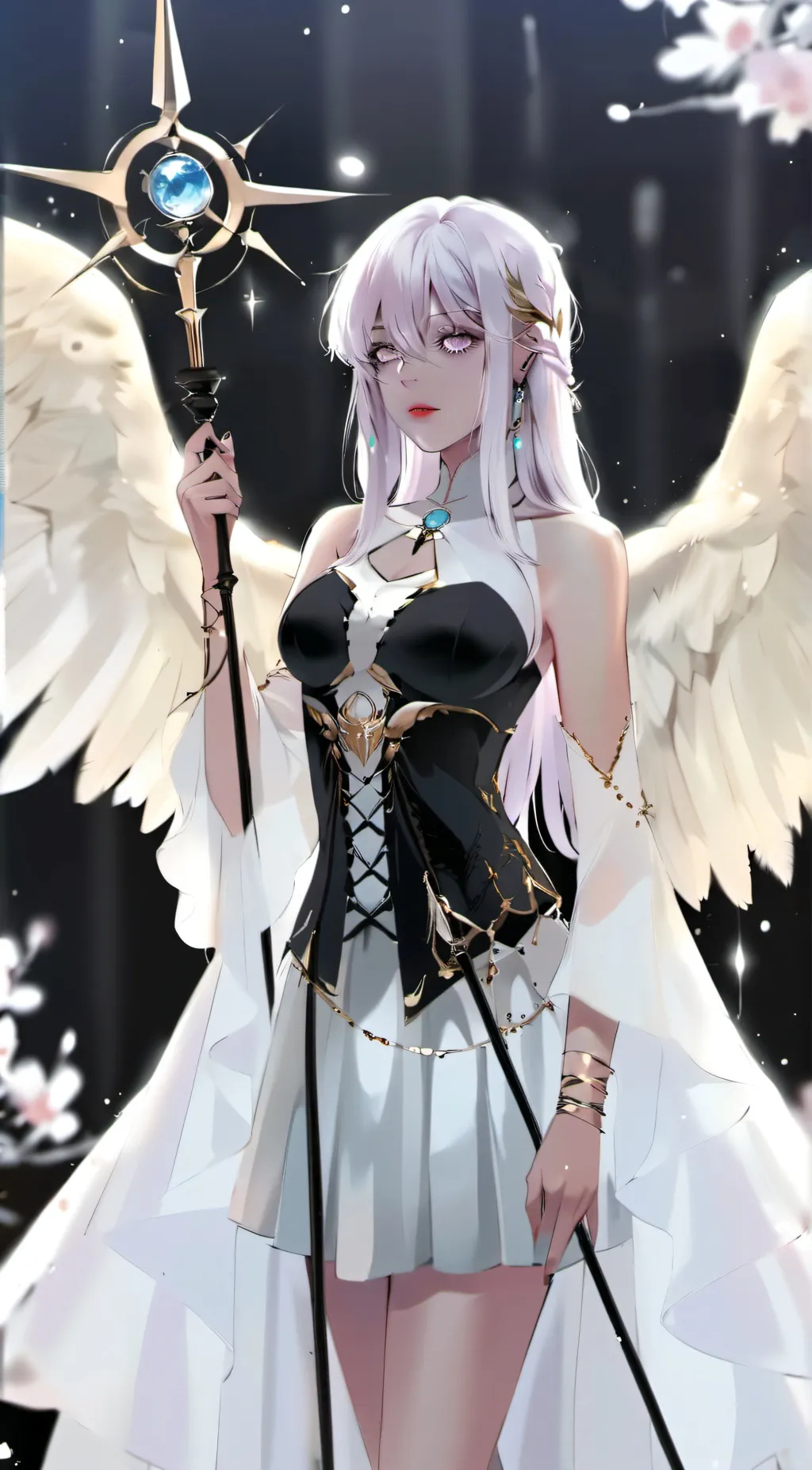 ai character: protector of sky background