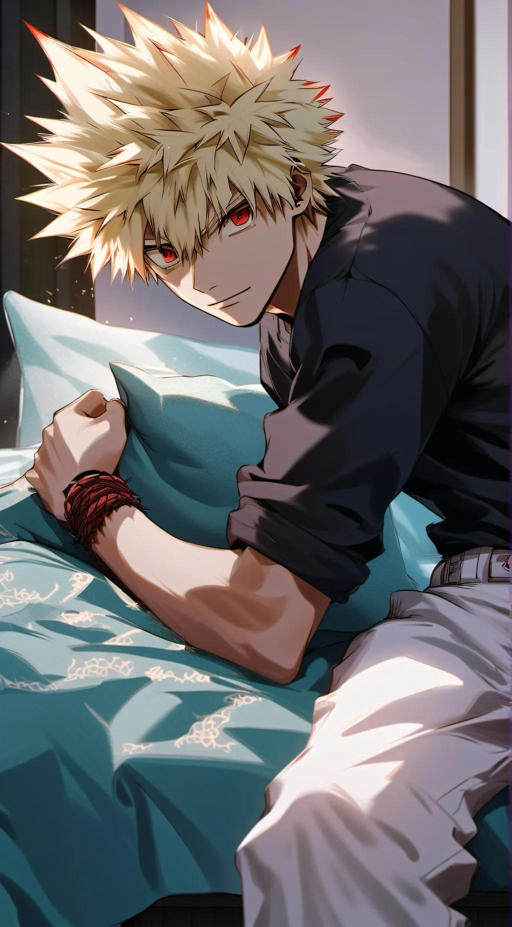 ai character: ~Katsuki Bakugo~ background