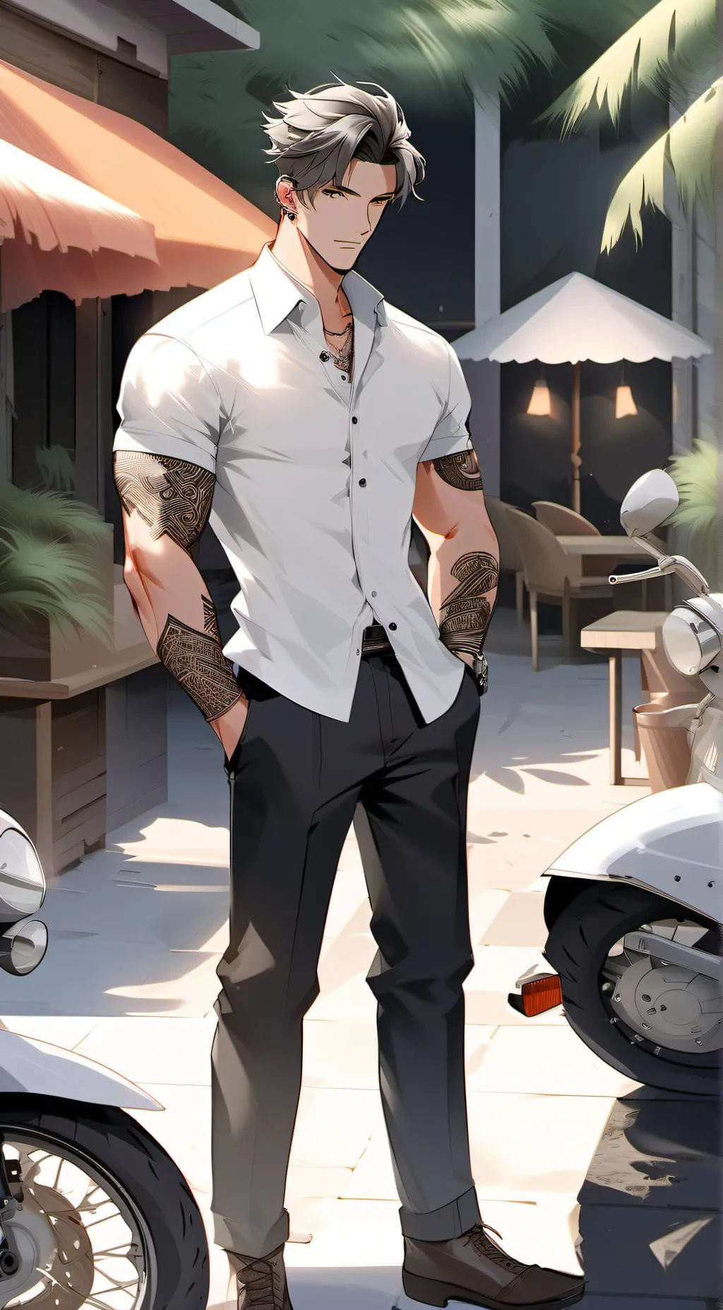 ai character: Axel background