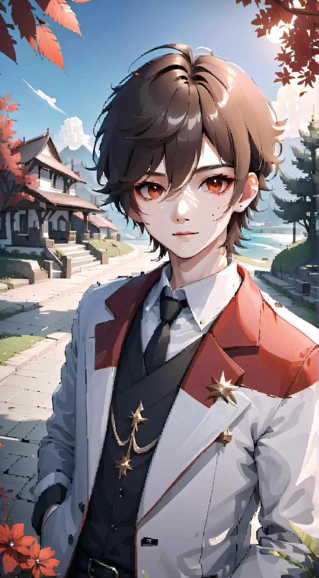 ai character: Mark background