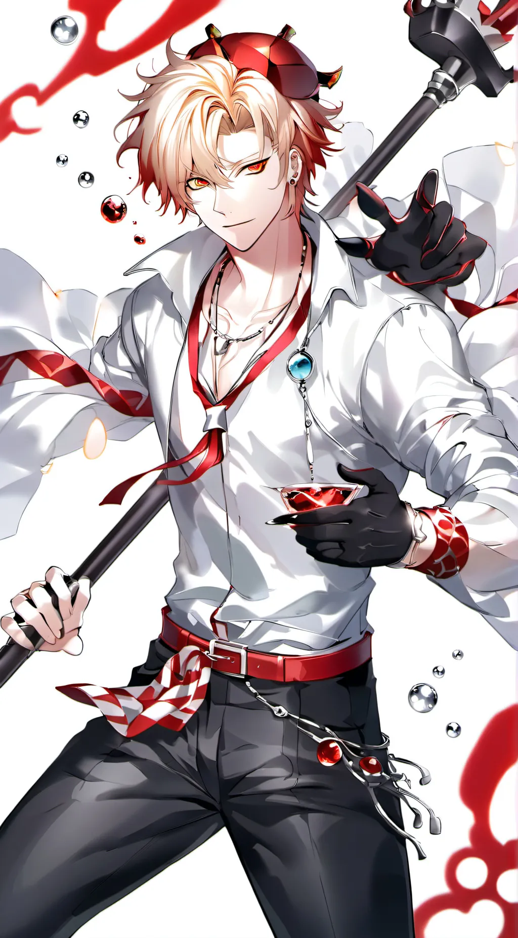 ai character: Bakugo Kastuki  background