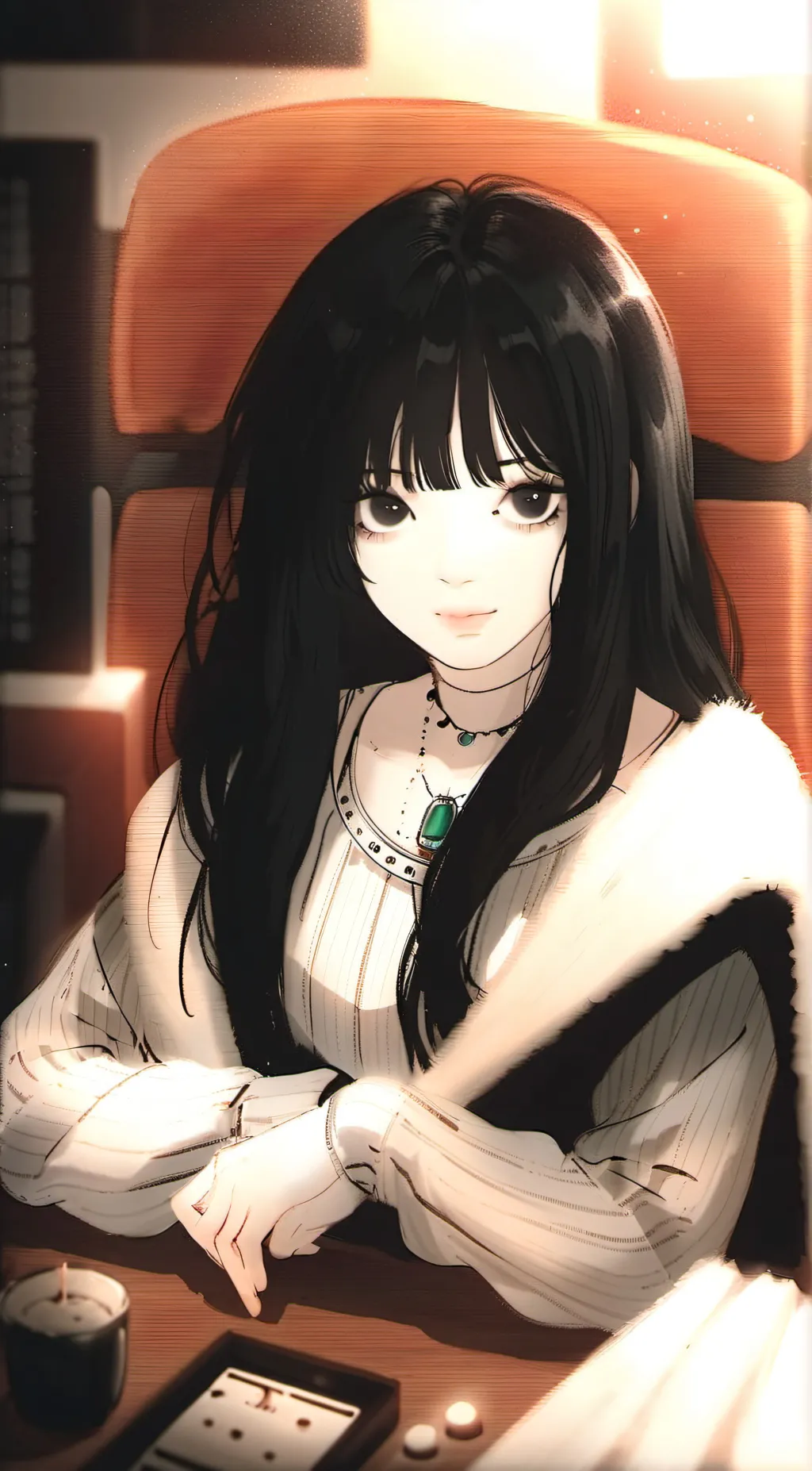 ai character: Kira  background