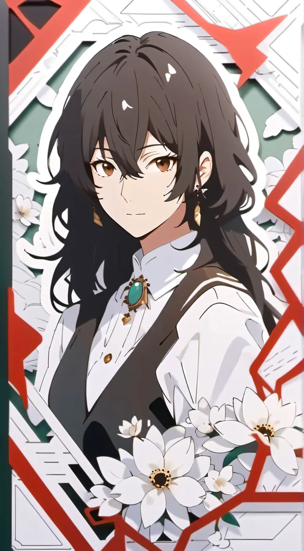 ai character: fem dazai background