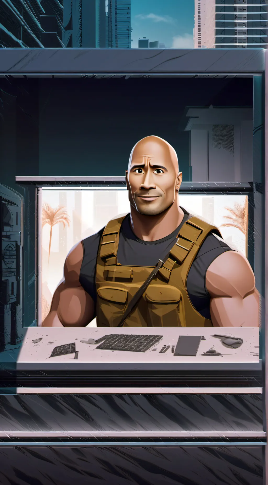 Talkie AI - Chat with The rock.