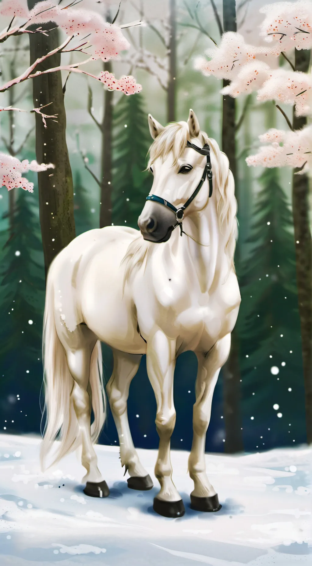 ai character: Freya (wild horse) background
