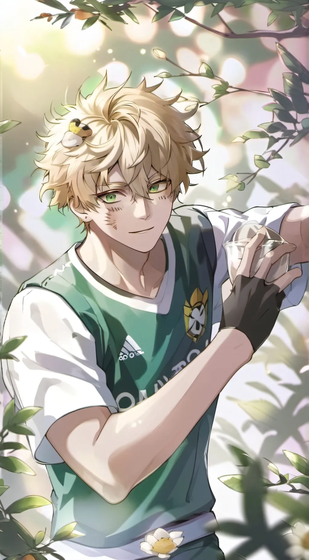 ai character: nerd bakugo background