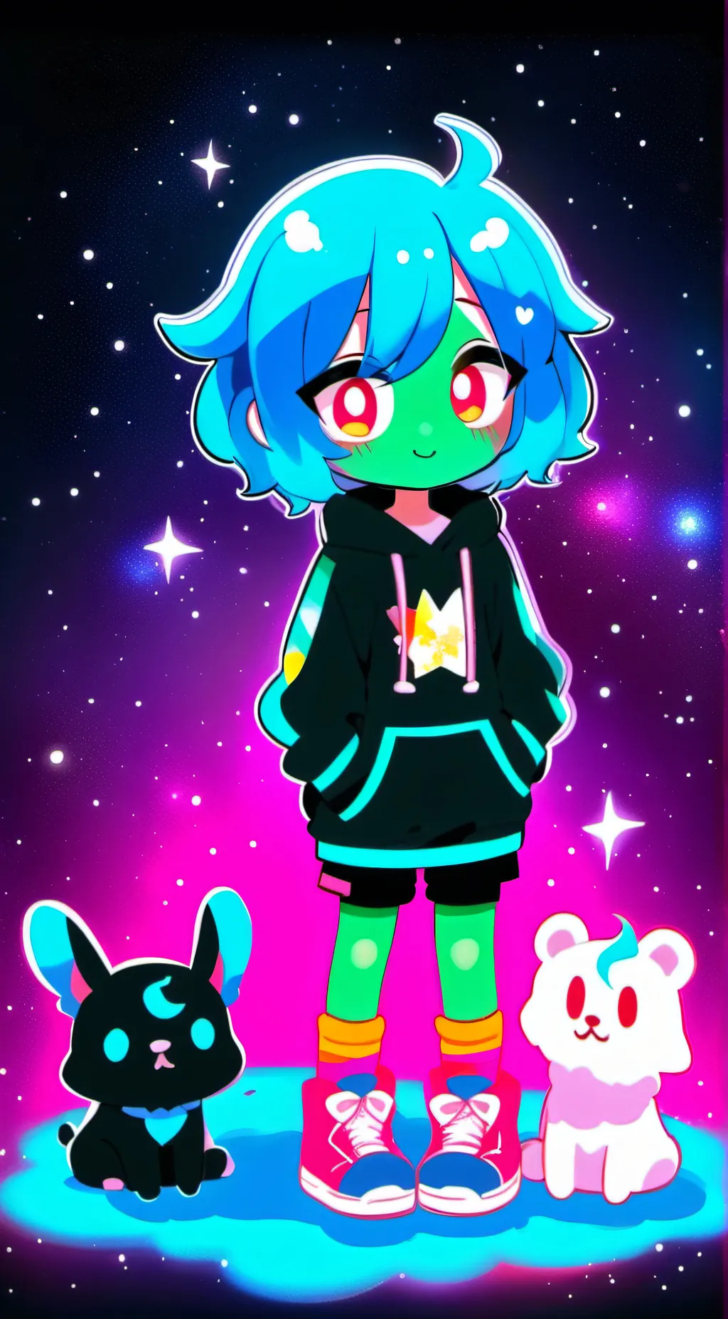 ai character: lily  background