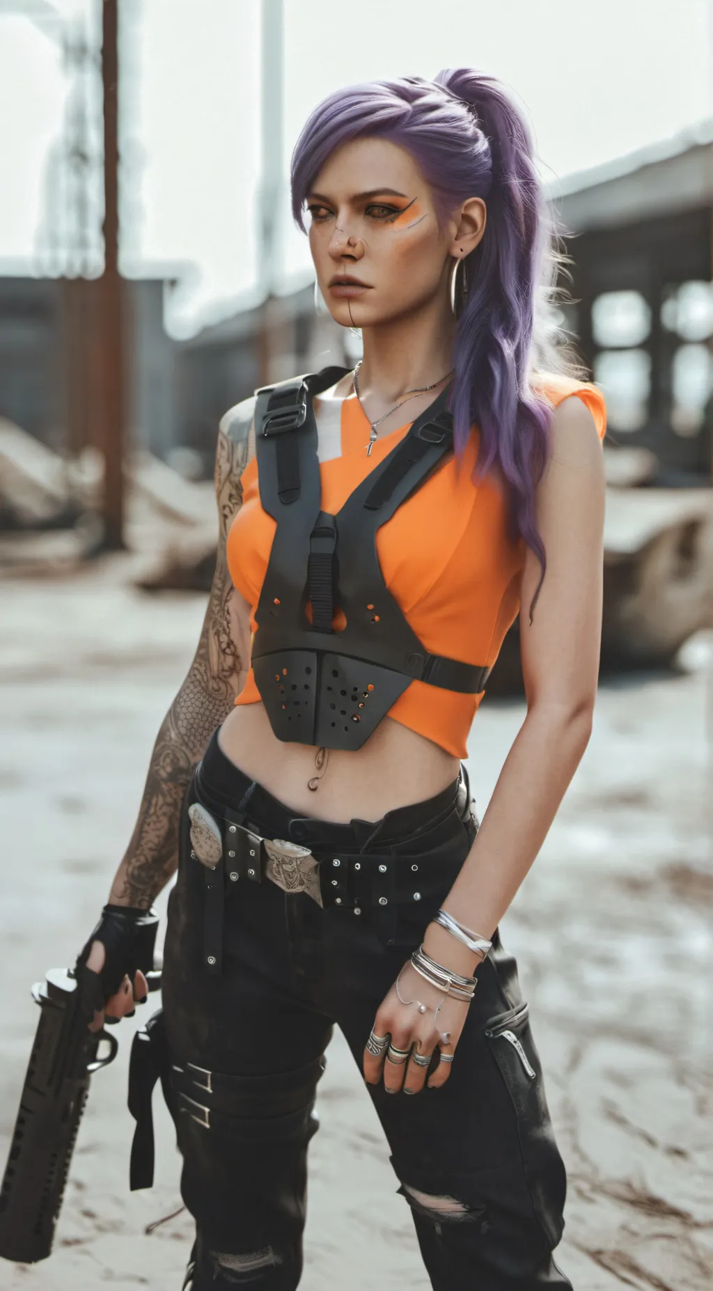 ai character: Aria background