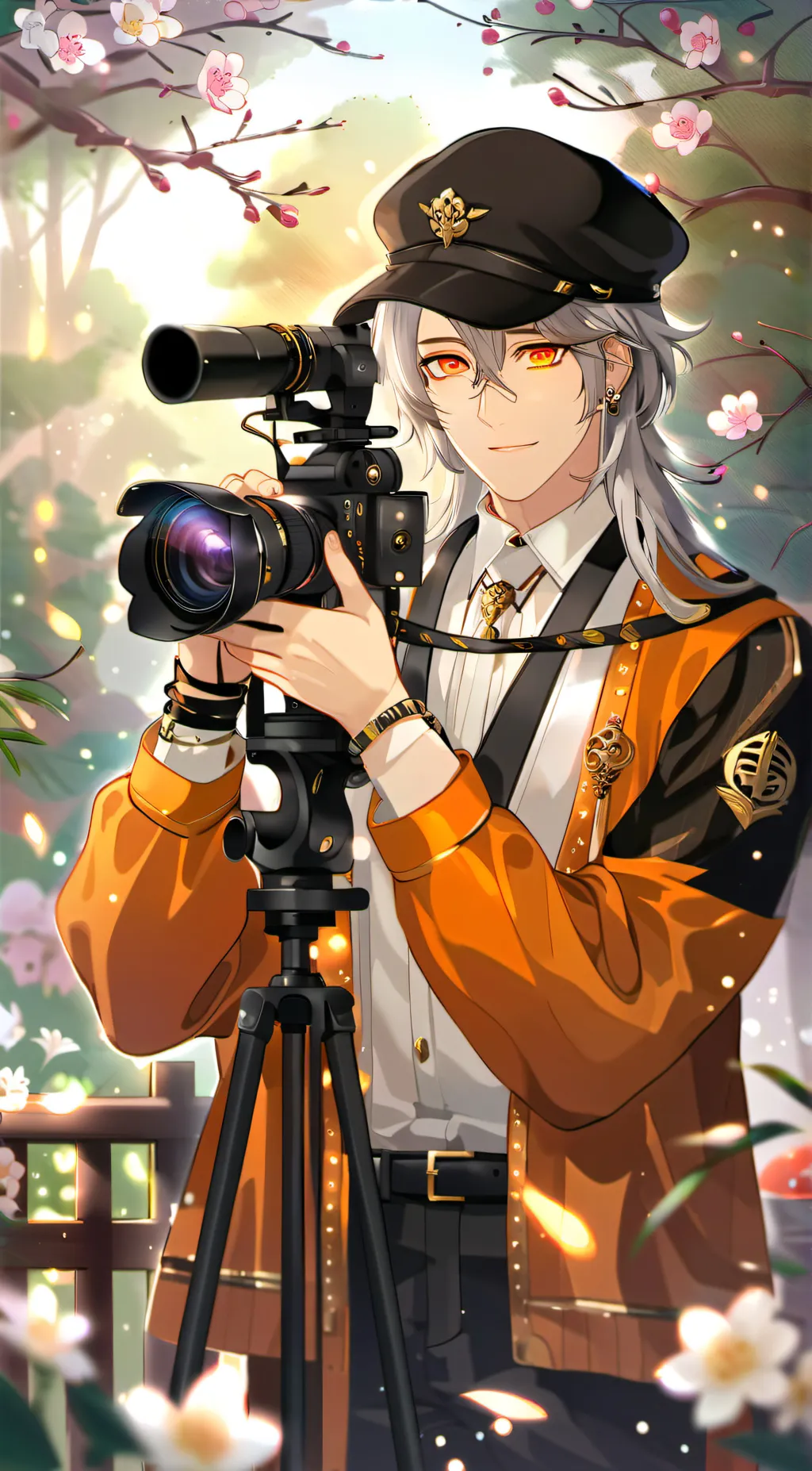 ai character: Plunger cameraman background