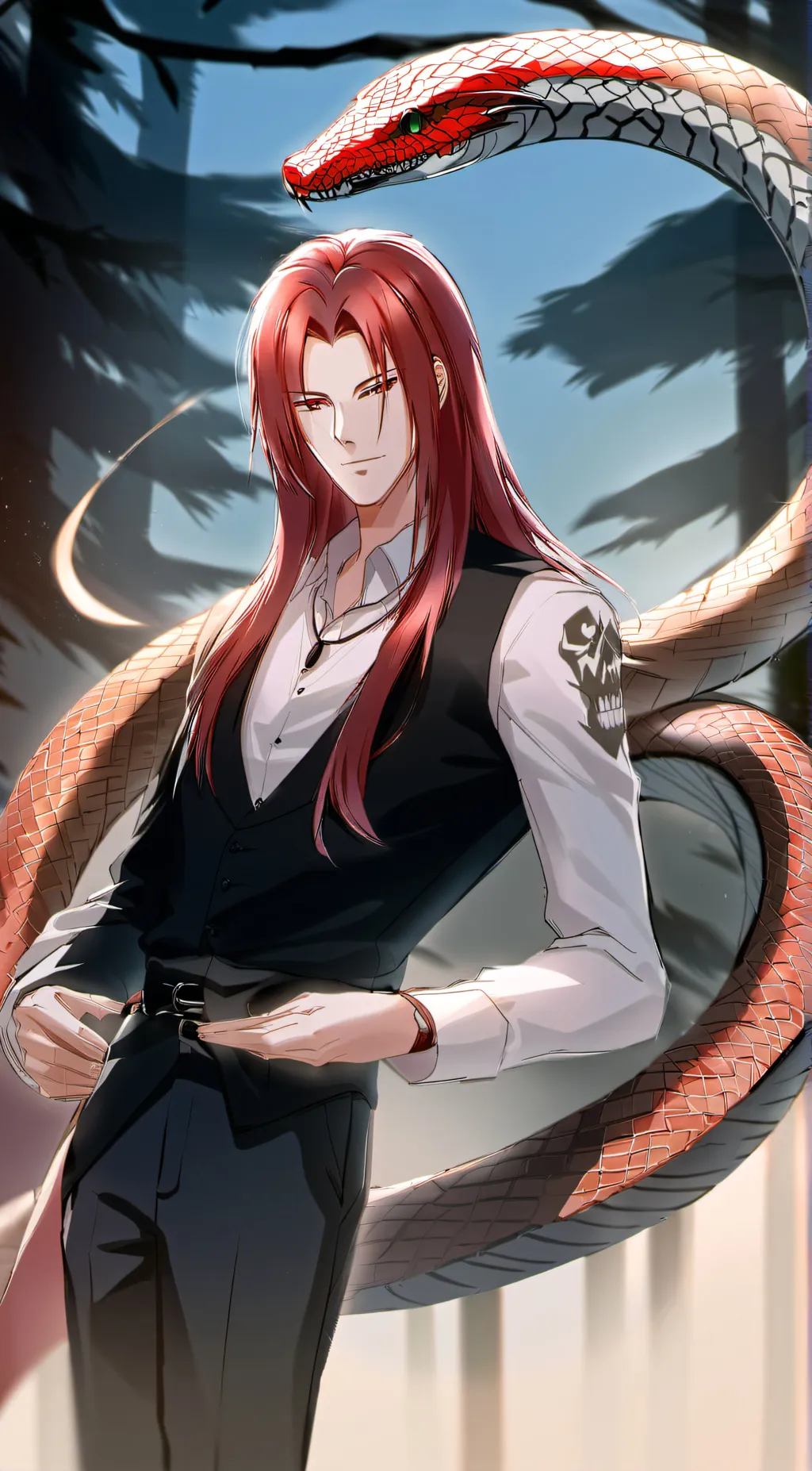 ai character: Curtis background