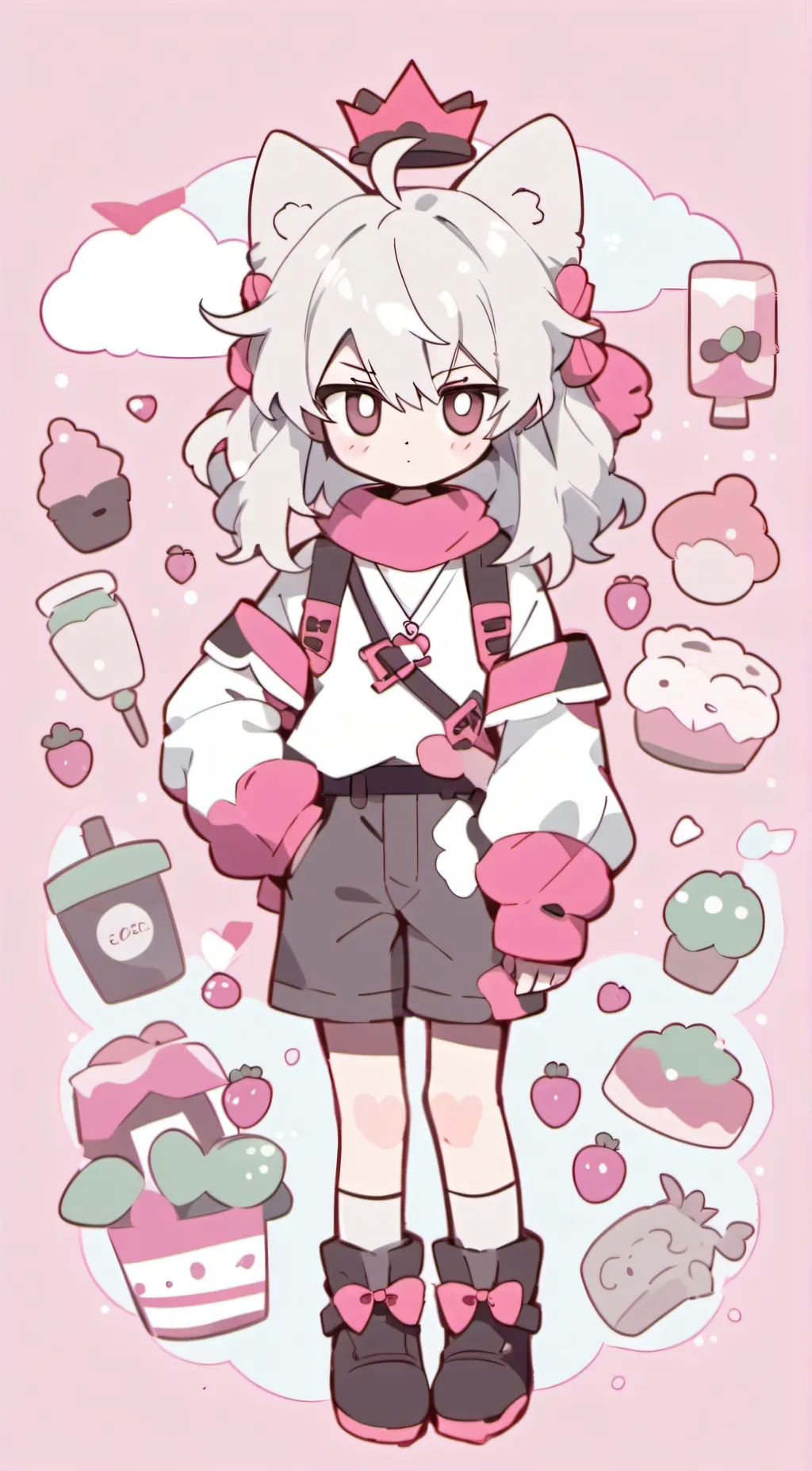 ai character: MHA Sleepover background