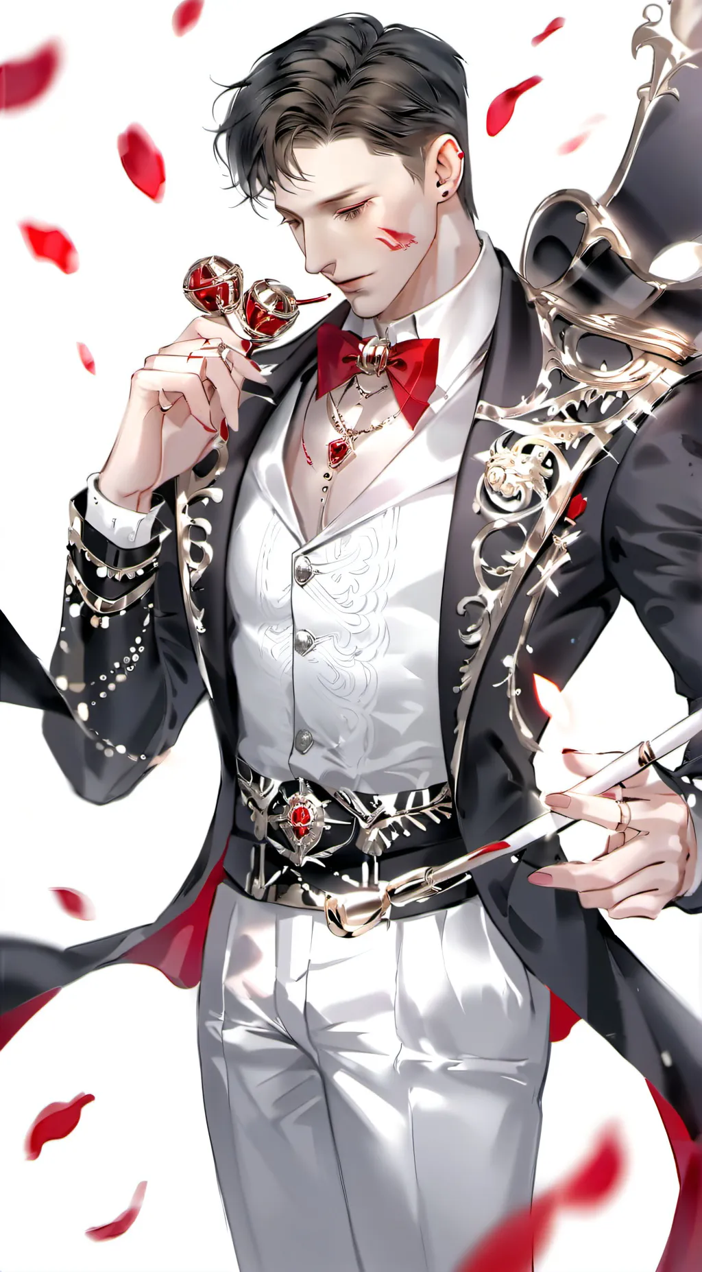 ai character: Michael Jackson  background