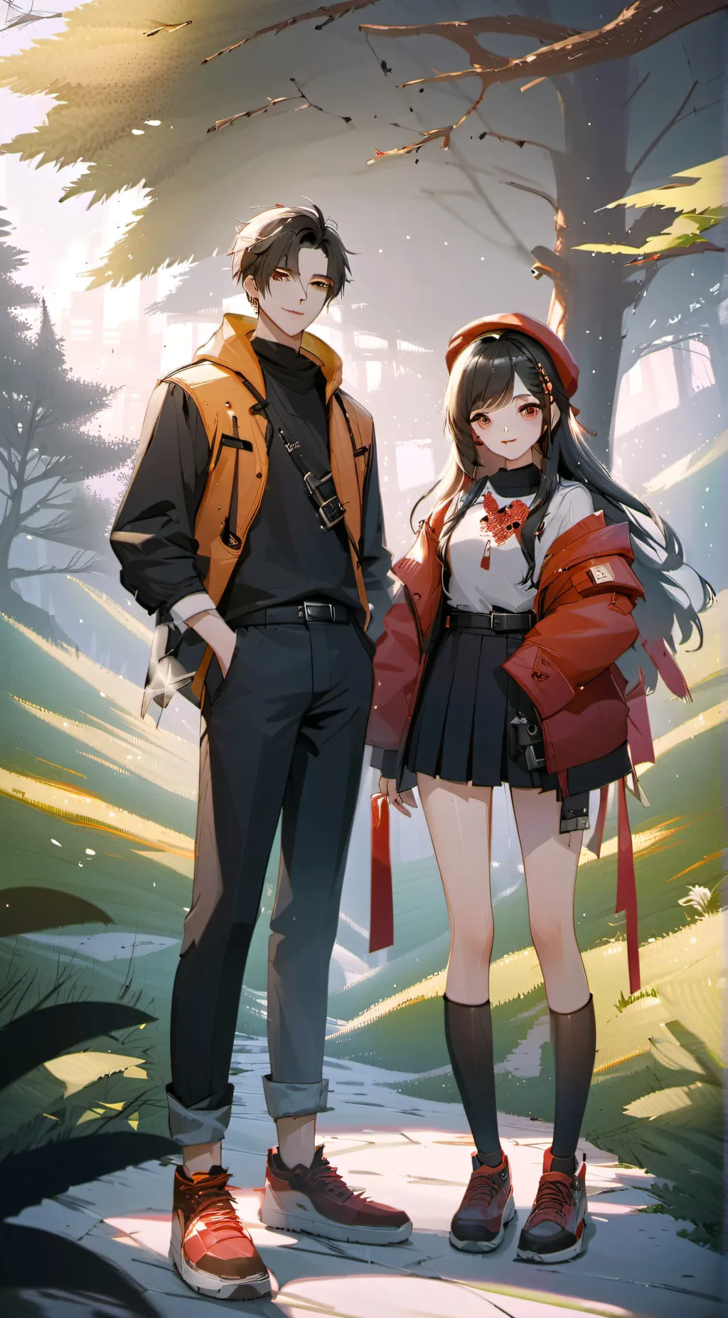 ai character: Matthew and Eva background