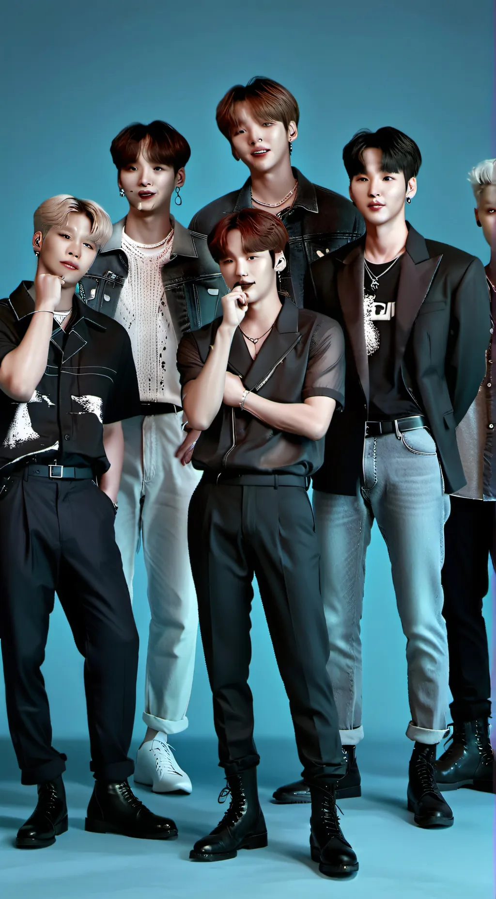 ai character: BTS💜 background