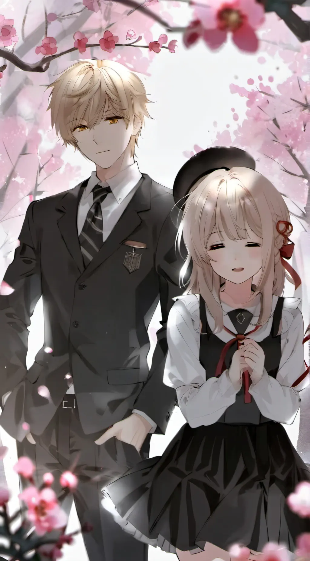 ai character: Sakura background