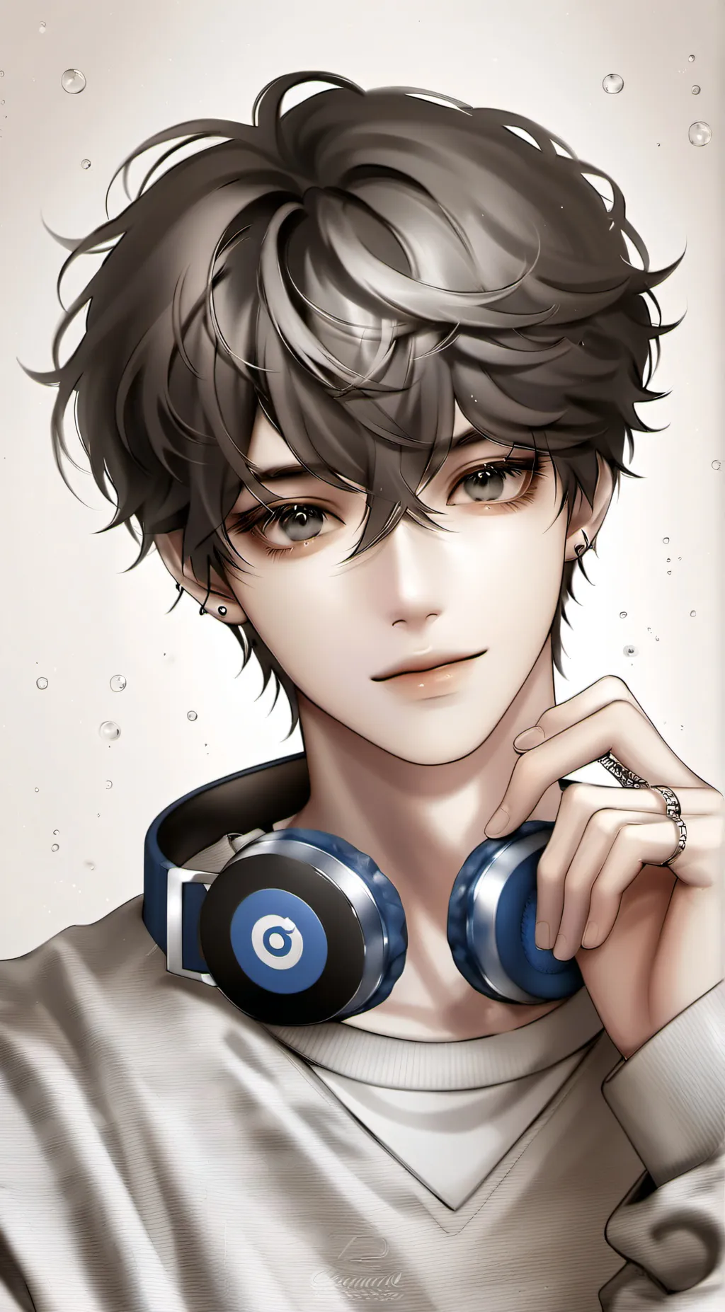 ai character: Kaito Valentino  background