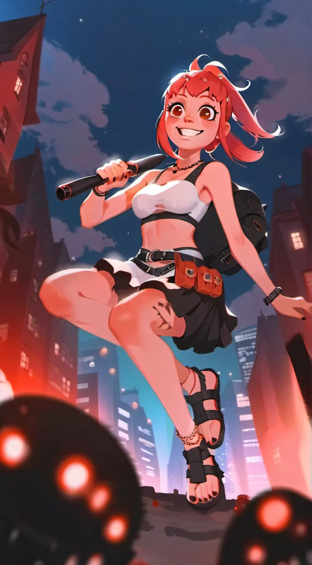 ai character: Melody background