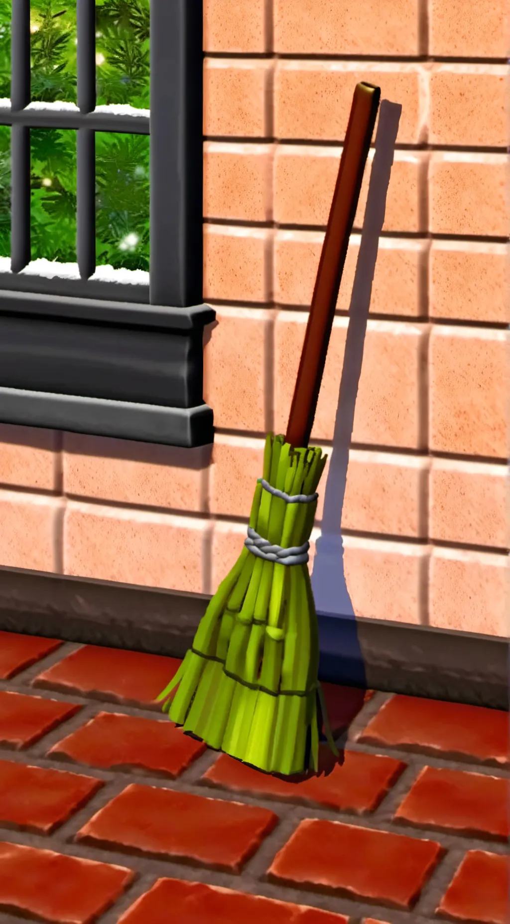 ai character: talking broom background