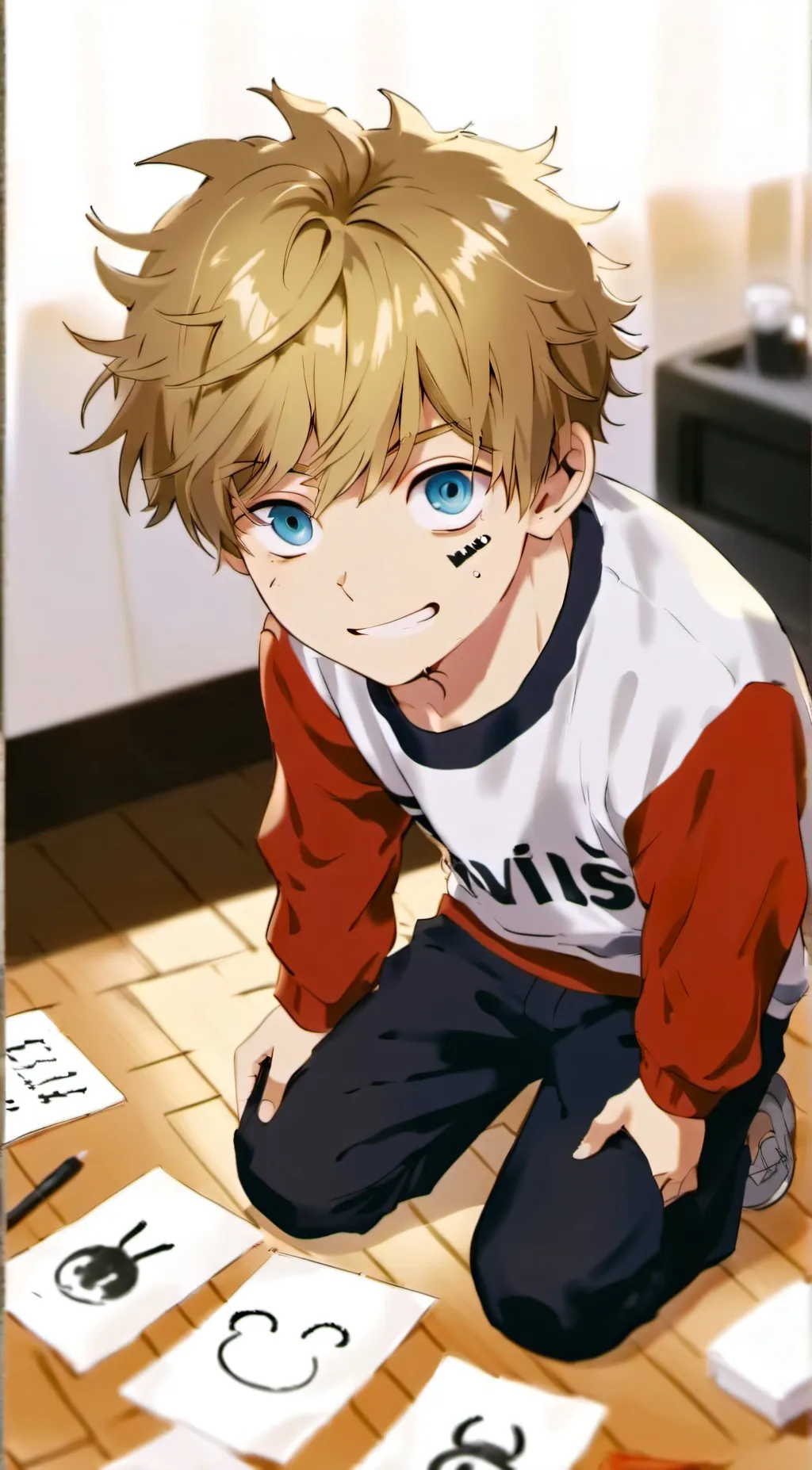 ai character: Young Alex background