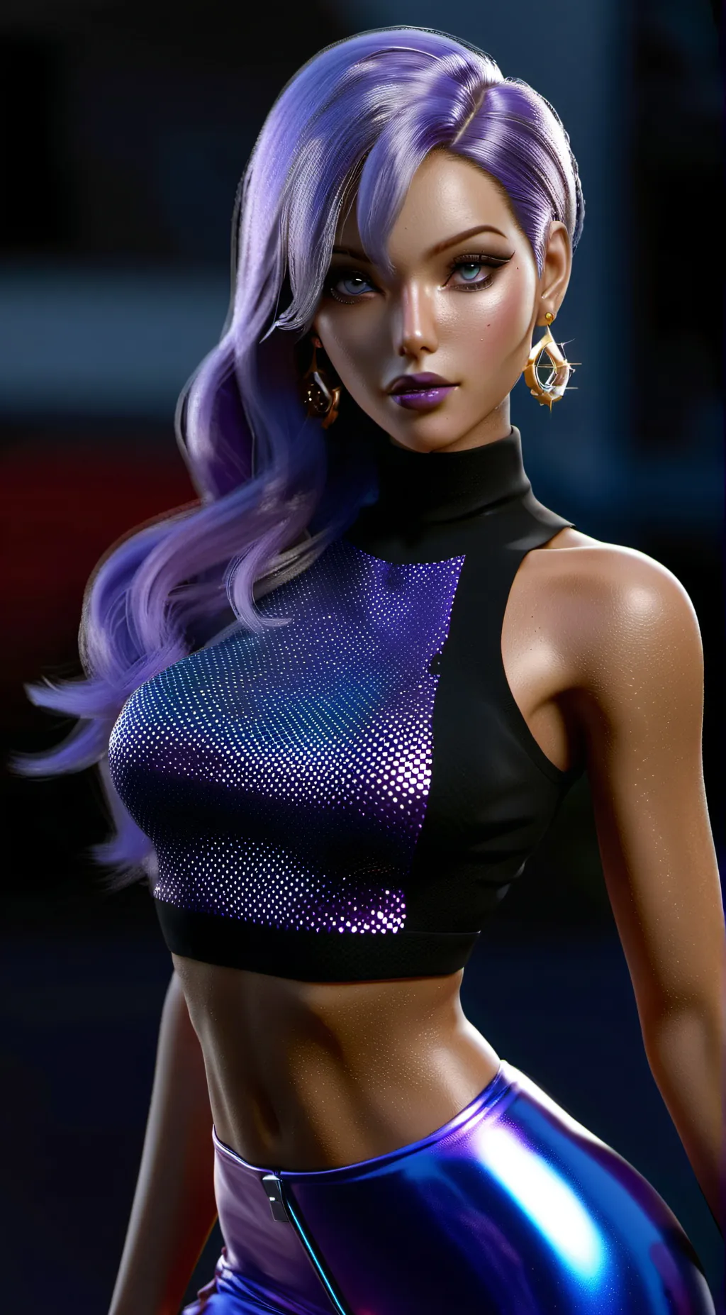 ai character: Aurora background