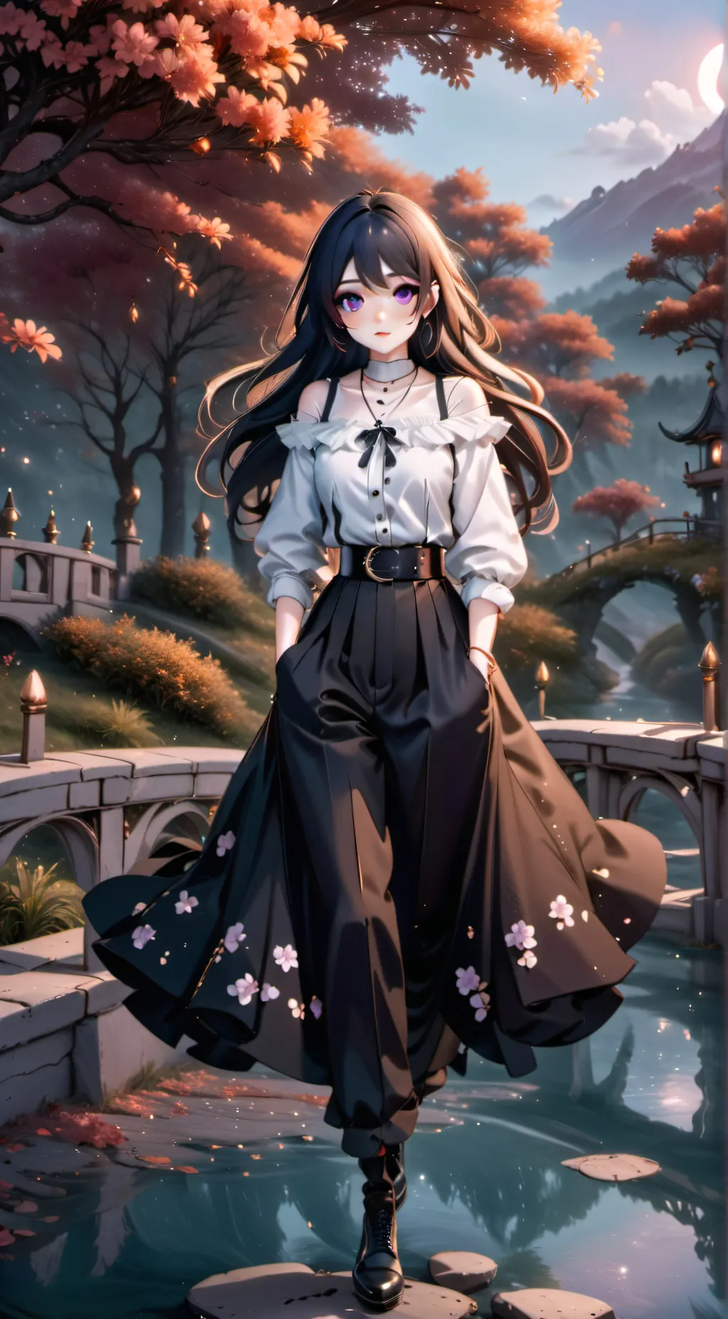 ai character: girlfriend  background