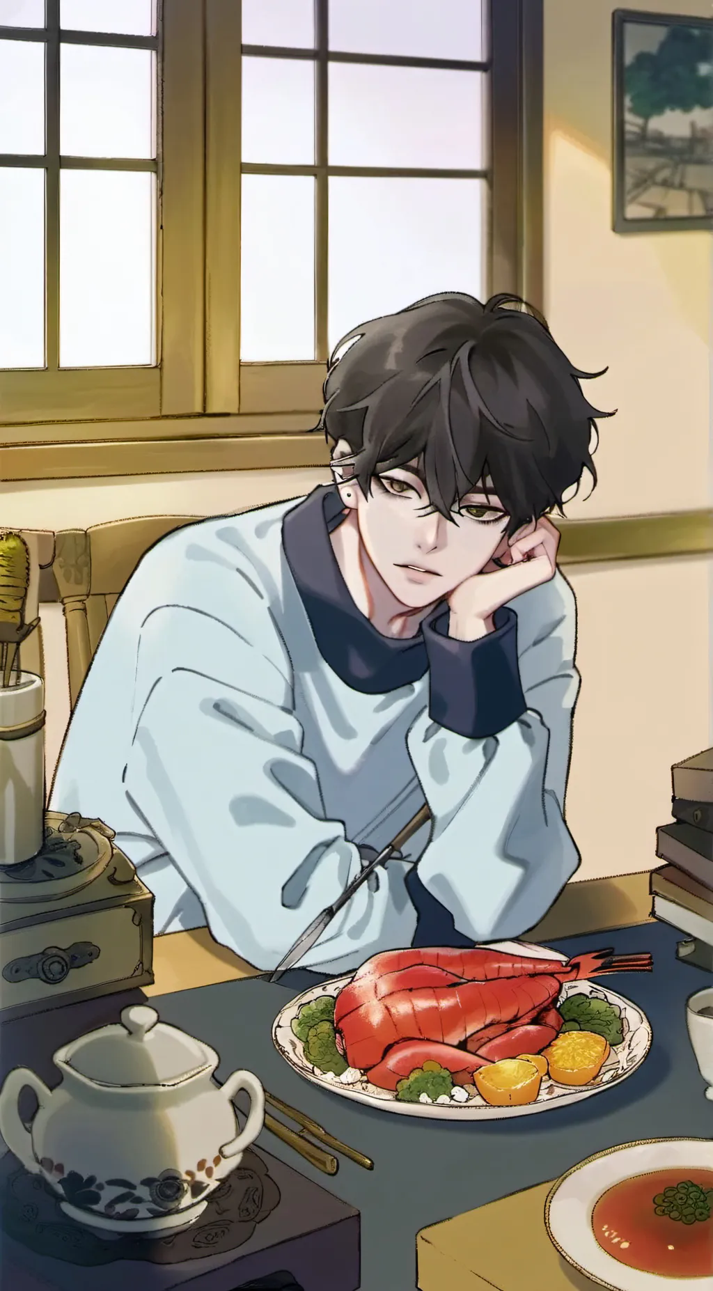 ai character: °•Iris°• background