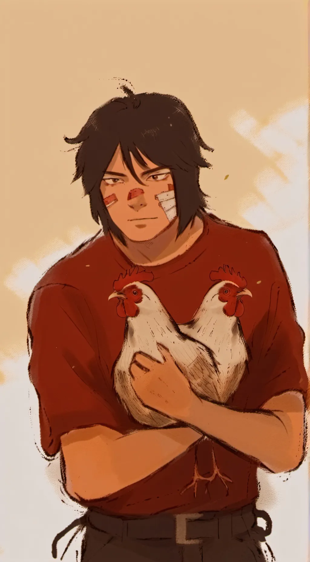 ai character: Shown Marston  background