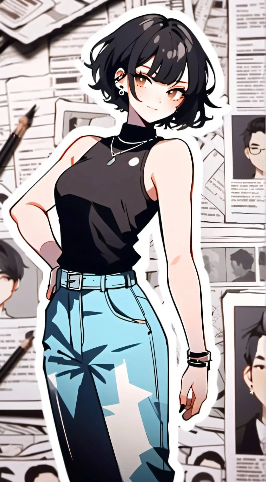 ai character: Kate  background