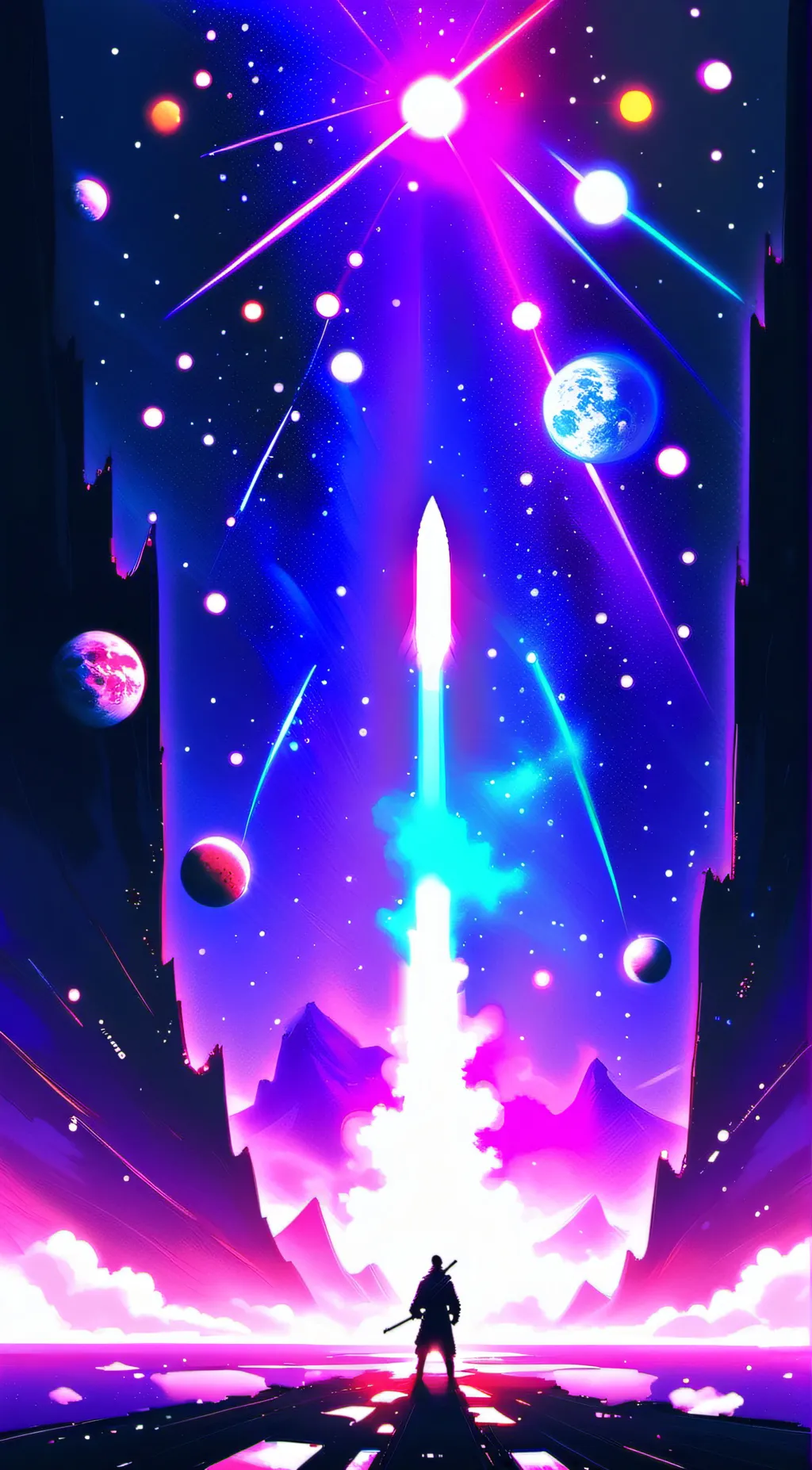 ai character: solarballs background