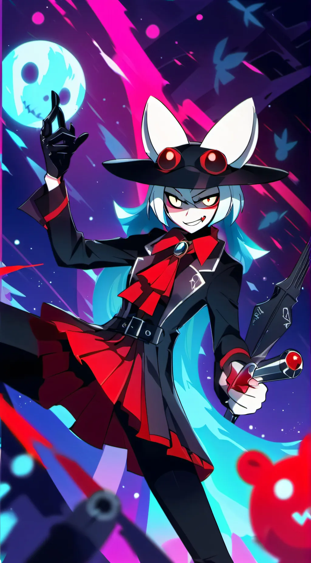 ai character: The Vs background