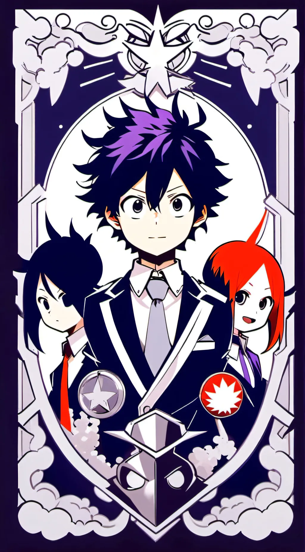 ai character: MHA X Experiment background