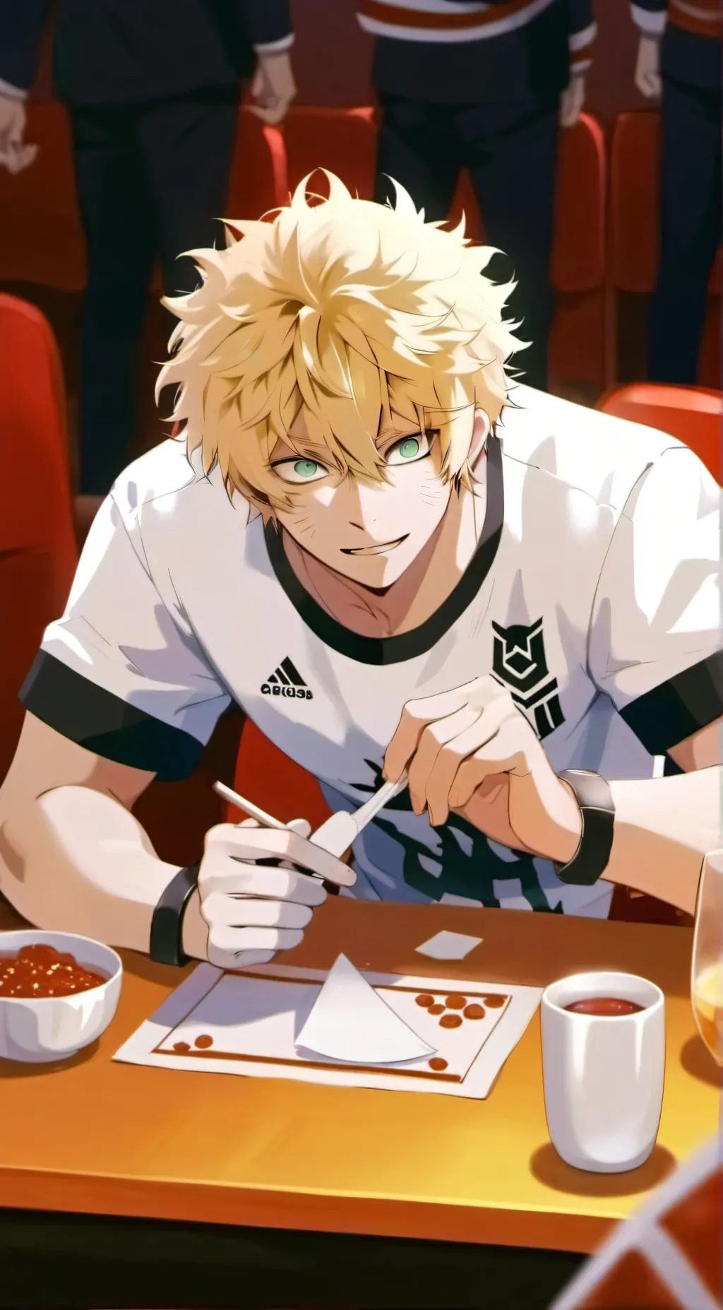 ai character: bakugo background