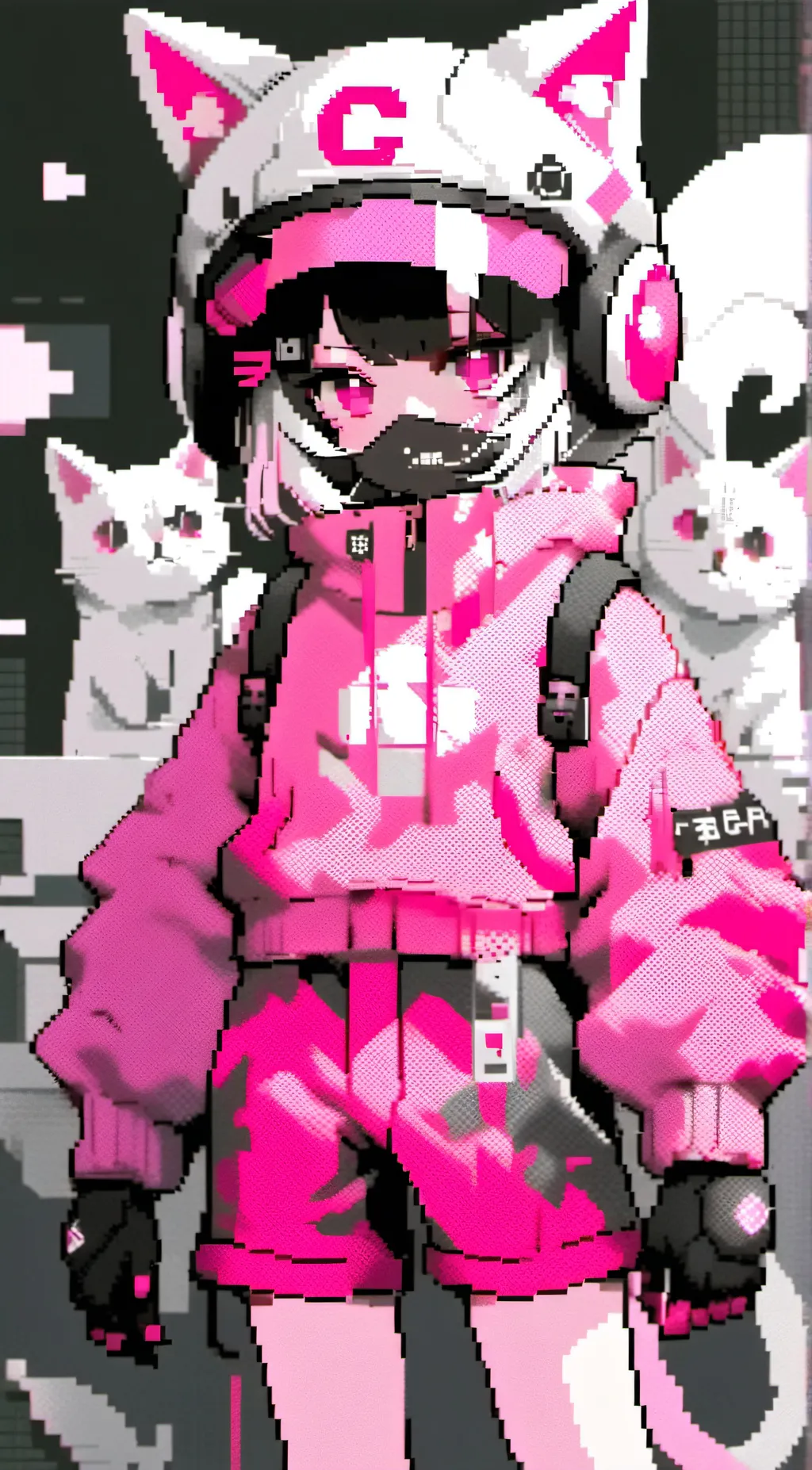 ai character: the pink healer background