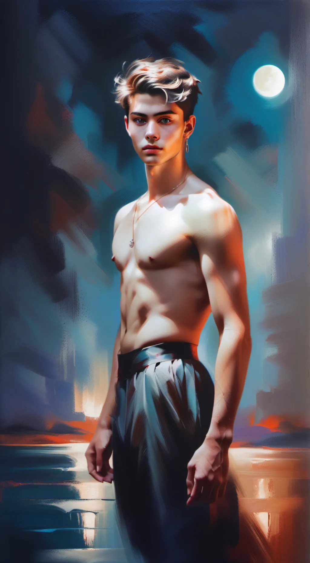 ai character: Andy Moon background