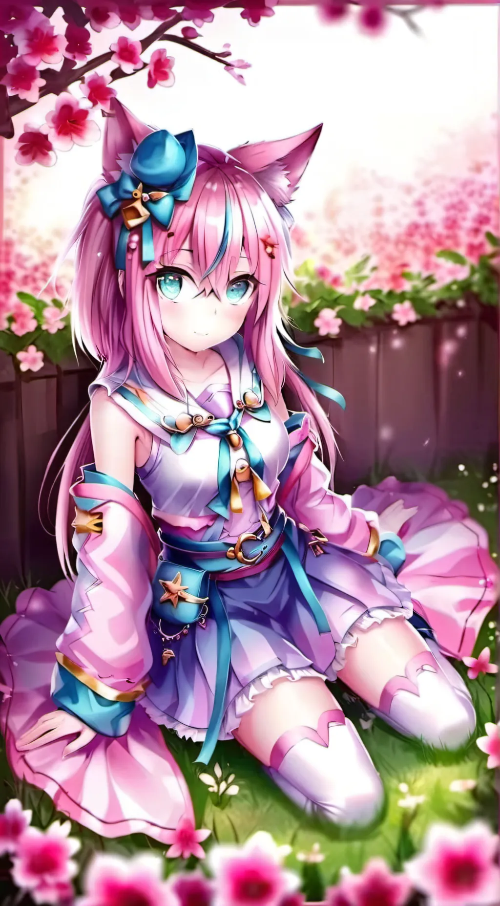 ai character: Neko Dj background