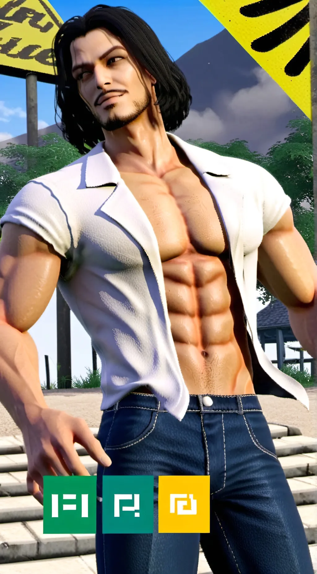 ai character: caua background